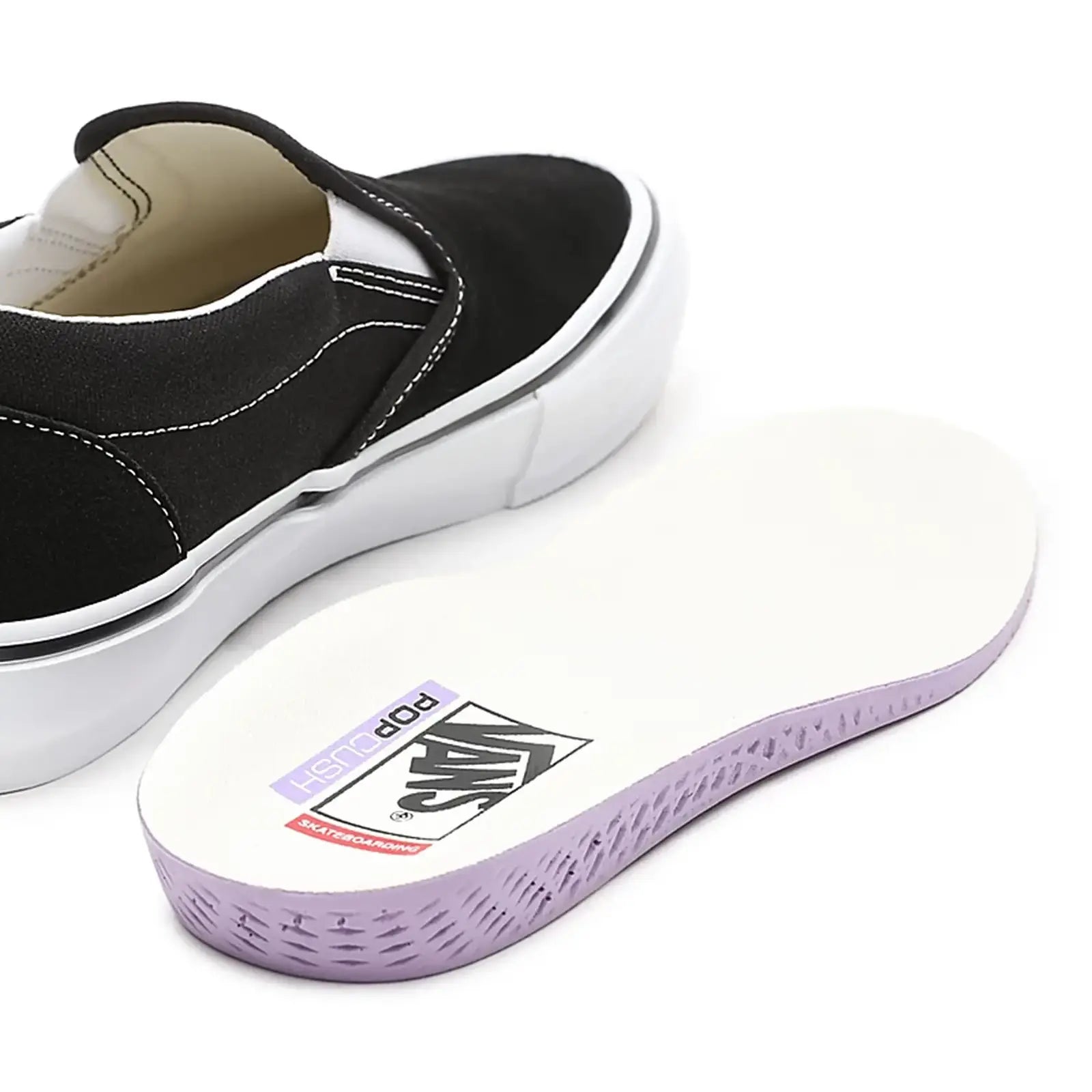 Vans Skate Slip On Scarpa Black White