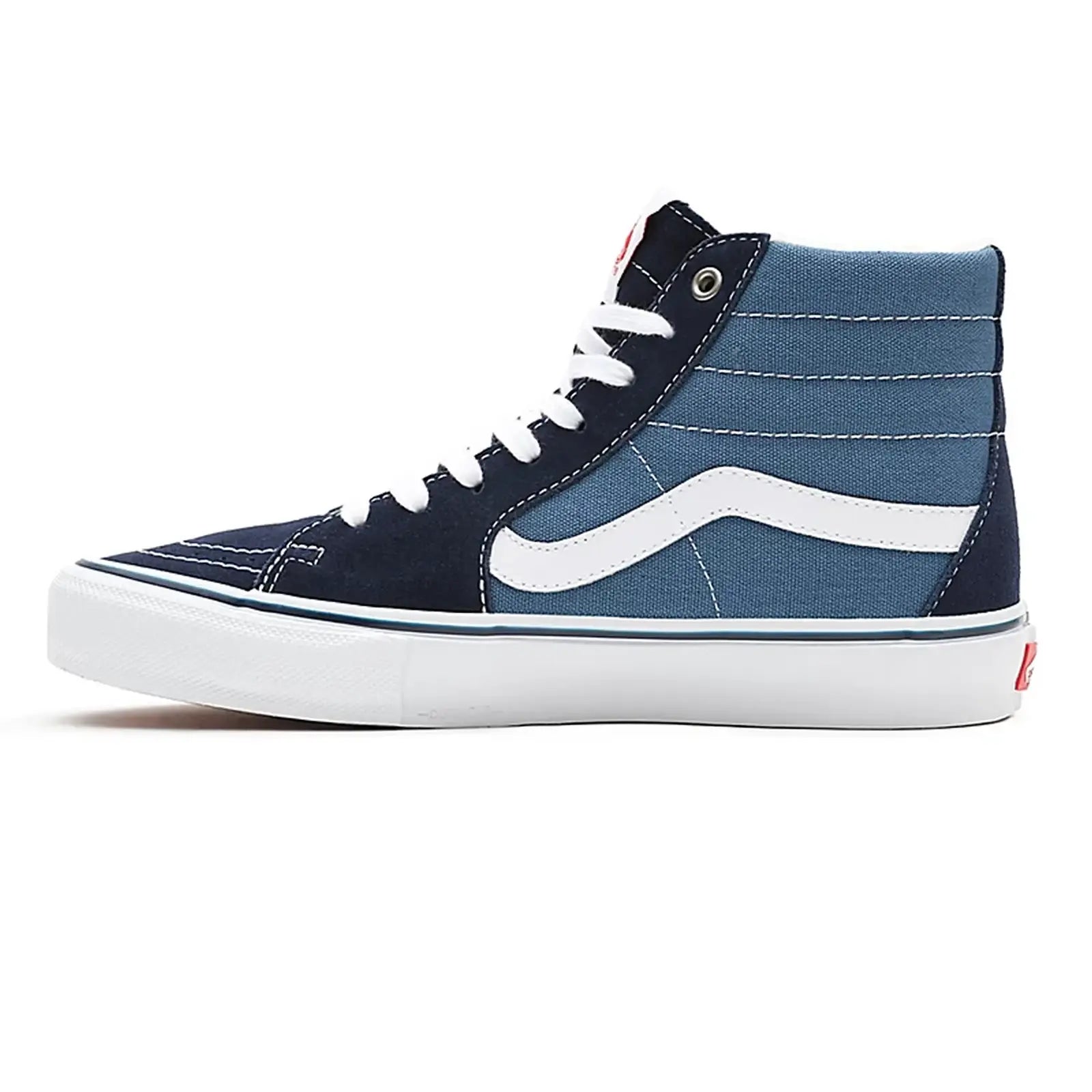 Vans Sk8 Hi Skate Scarpa Navy White