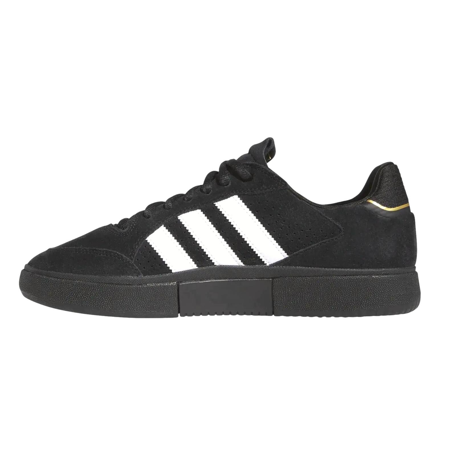 Scarpa Low Adidas Tyshawn Black White Gold