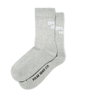 Polar Calze Grige Gnarly Huh! Socks