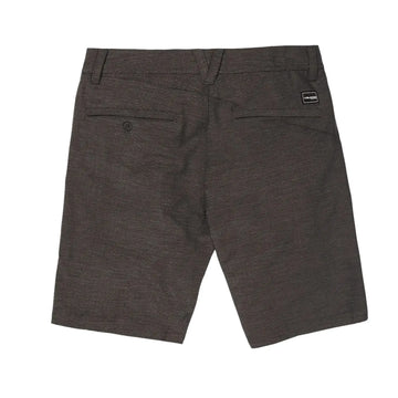 Volcom Pantaloncino Black Slub Frickin Cross Shred 20