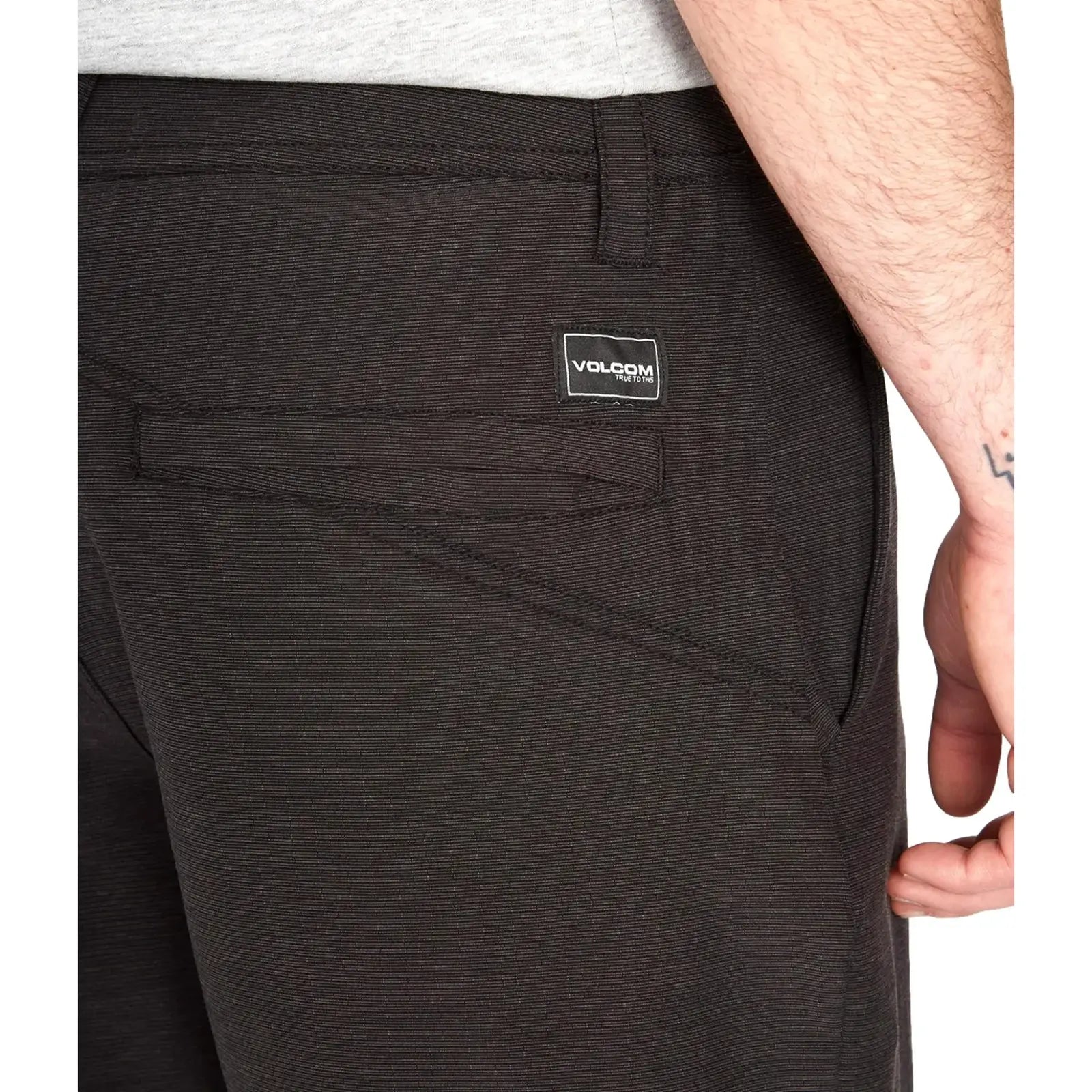 Volcom Pantaloncino Black Slub Frickin Cross Shred 20