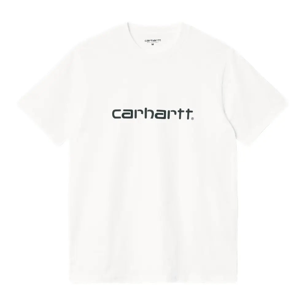 Carhartt Maglietta Bianca S/S Script