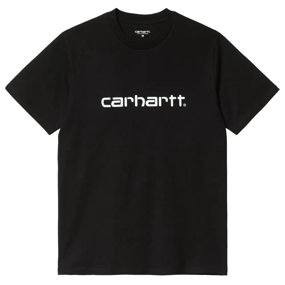 Carhartt Maglietta Nera S/S Script