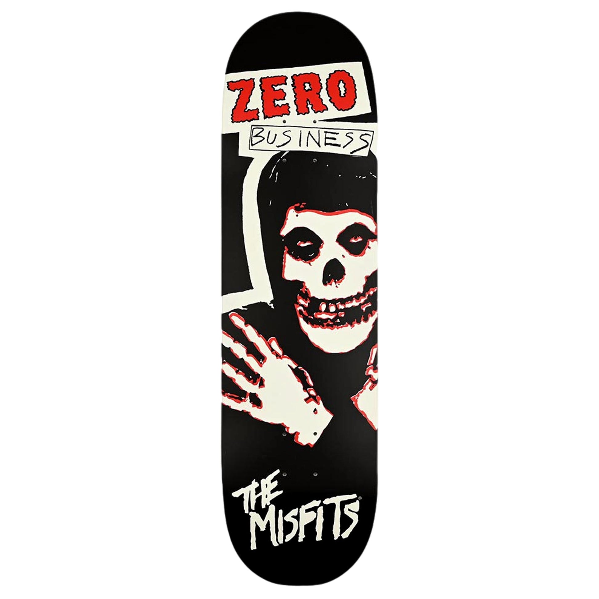 Zero Skateboard Misfits - Zero Business deck Glow