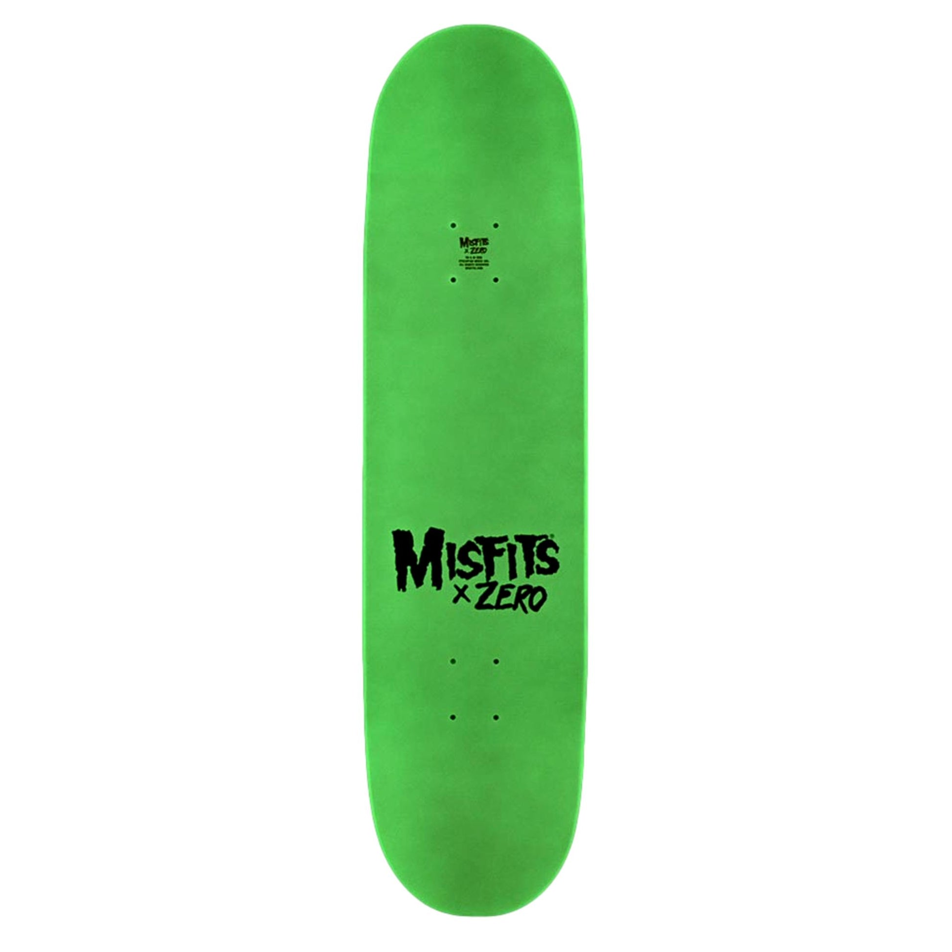 Zero Skateboard Misfits - Zero Business deck Glow