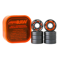 Bronson 6-Ball RAW Skateboard Bearings