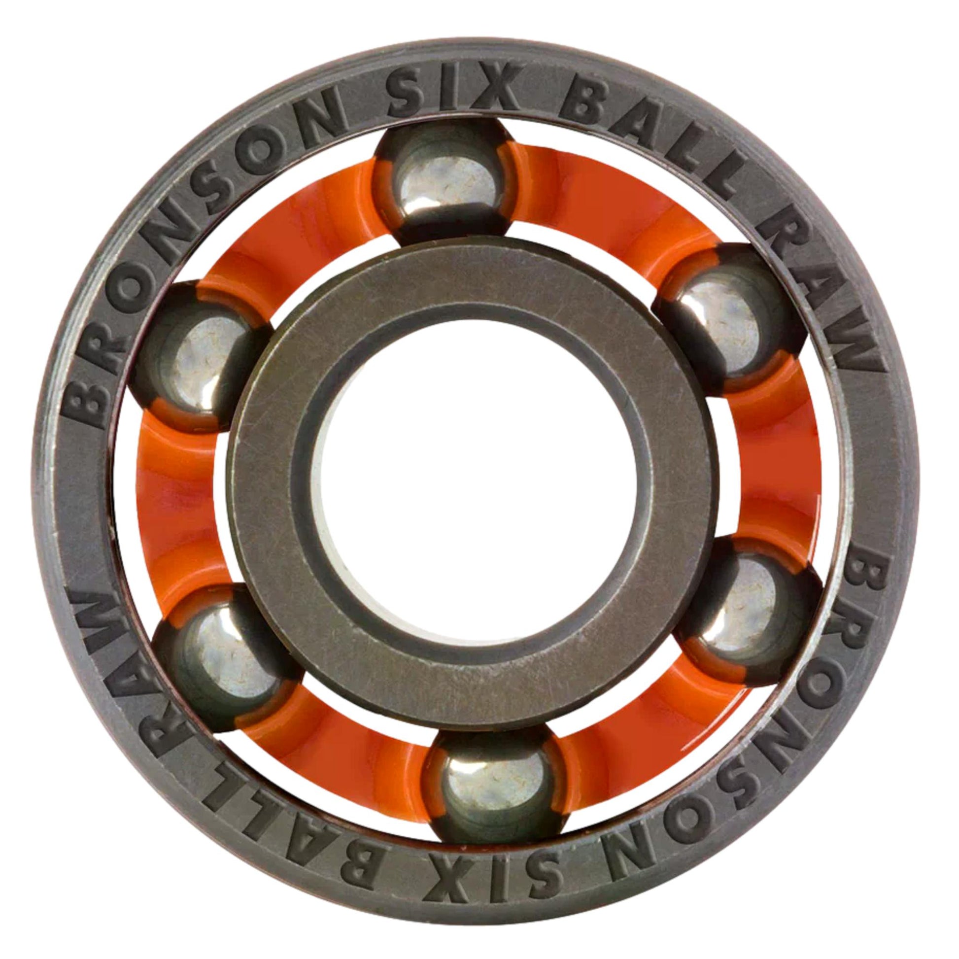 Bronson 6-Ball RAW Skateboard Bearings