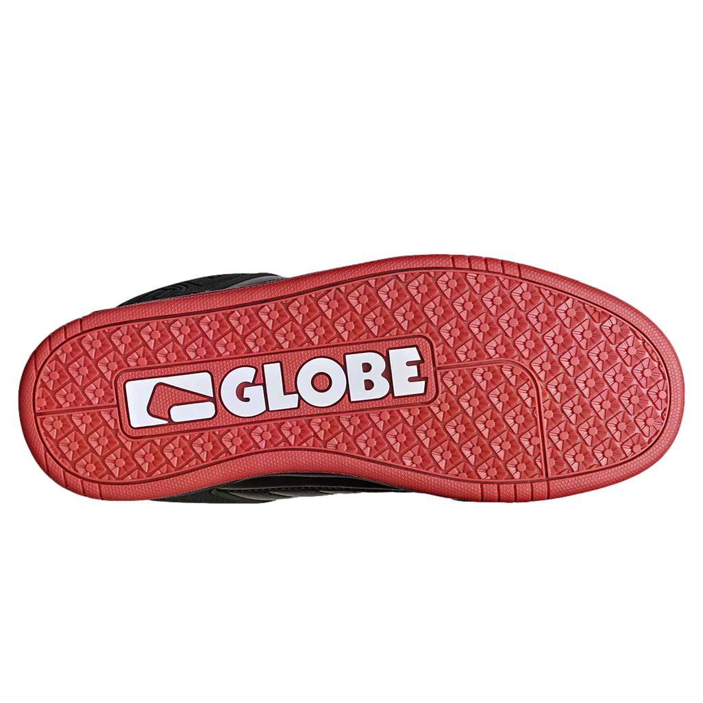 Globe Shoes Tilt Black Red Charcoal