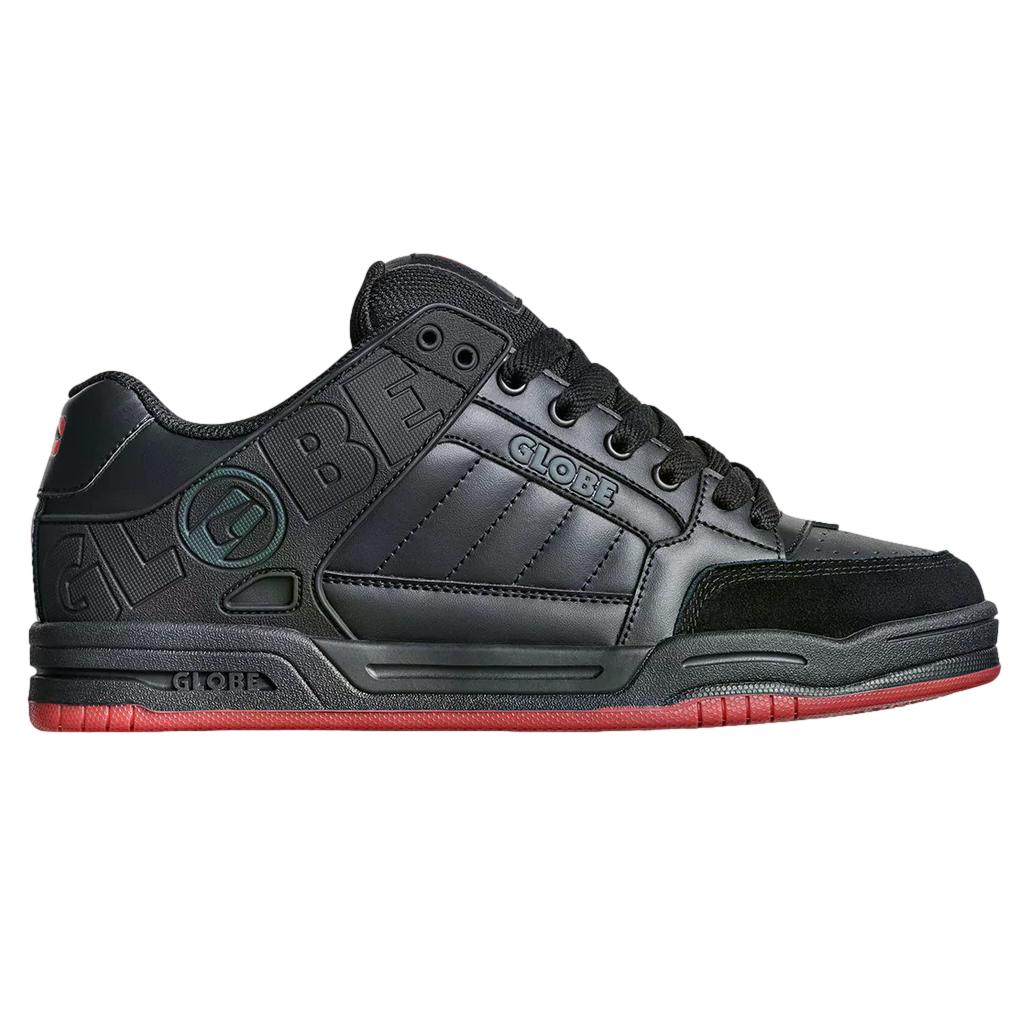 Globe Shoes Tilt Black Red Charcoal
