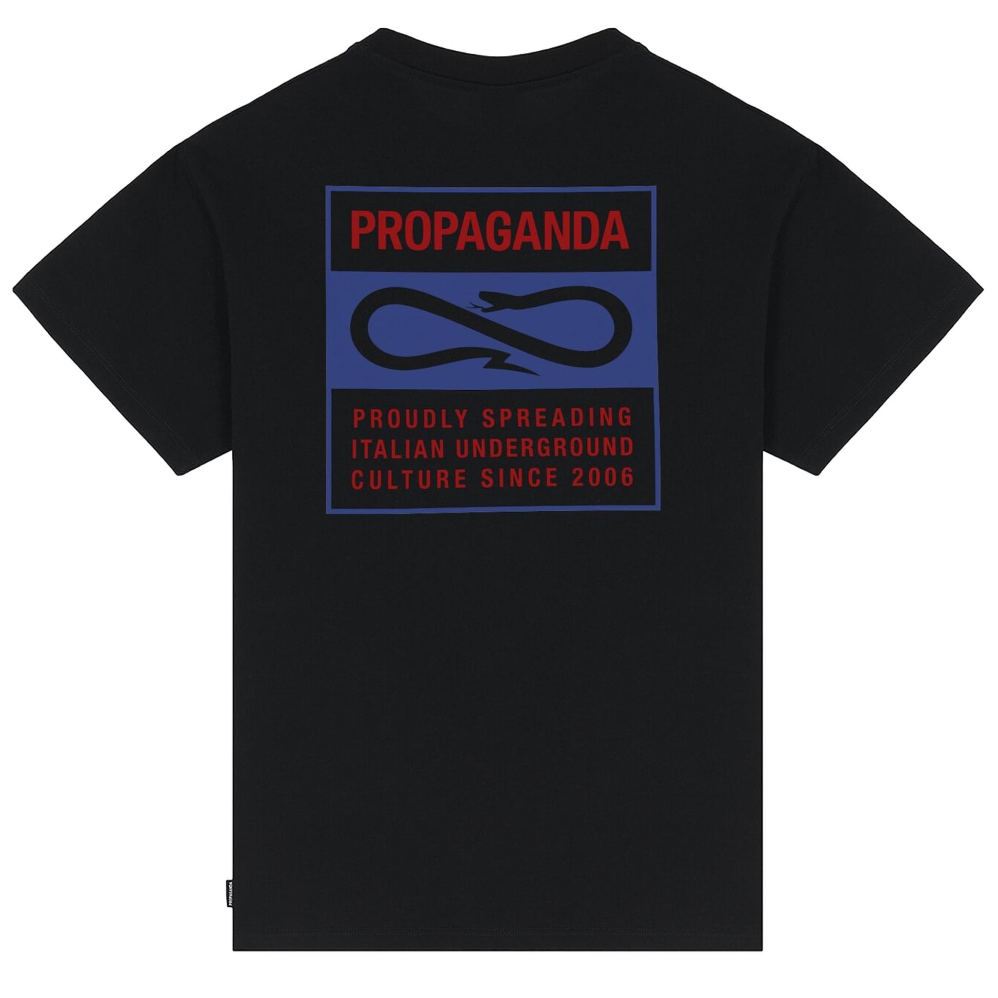 Propaganda Label Bicolor TEE Black