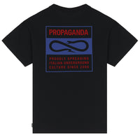 Propaganda Label Bicolor TEE Black