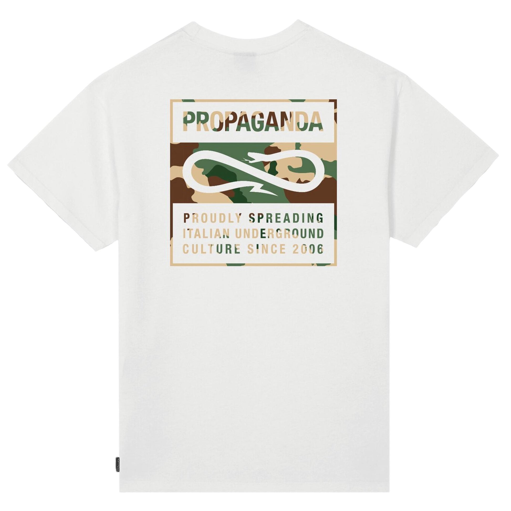 Propaganda Label Camo TEE White