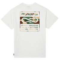 Propaganda Label Camo TEE White