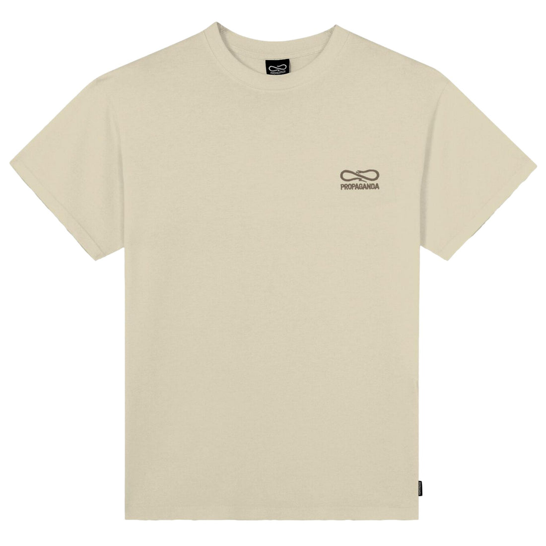 Propaganda Logo Embroidery TEE Beige