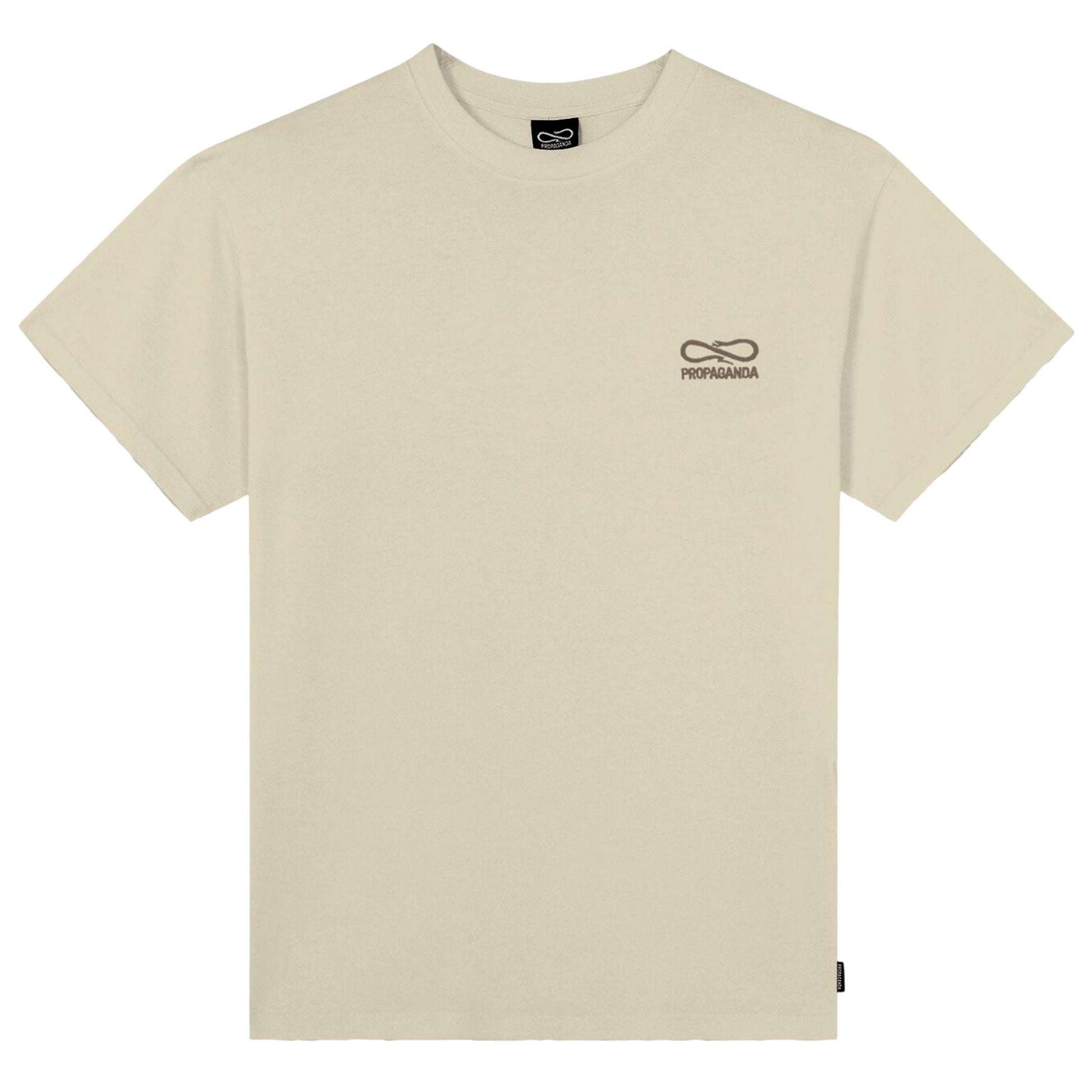 Propaganda Logo Embroidery TEE Beige