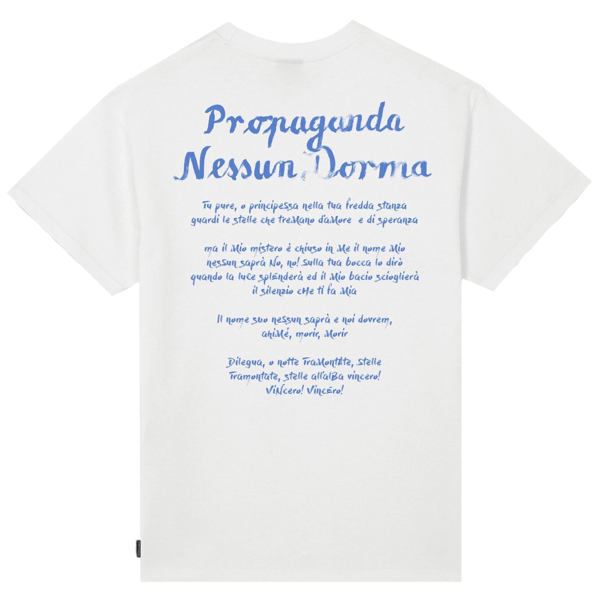 Propaganda Nessun Dorma TEE White