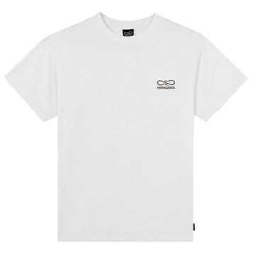 Propaganda Logo Embroidery TEE White