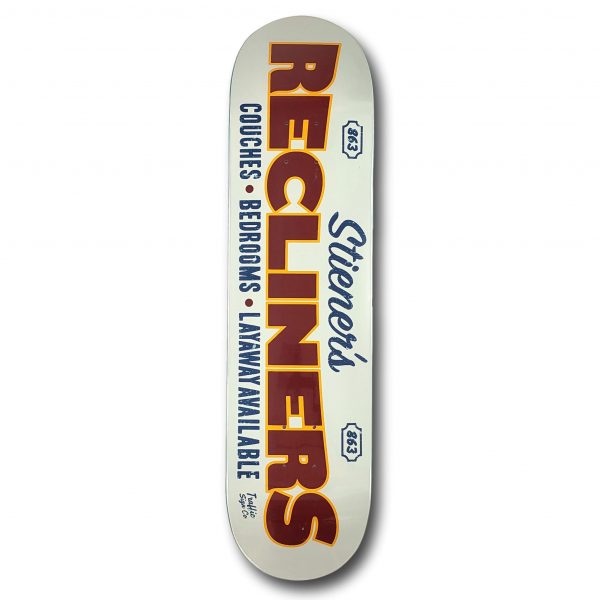 TRAFFIC SKATEBOARDS STIENER'S RECLINERS DECK 8.0"