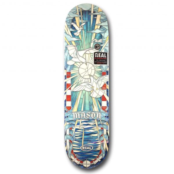 REAL SKATEBOARDS MASON CATHEDRAL DECK 8.38"