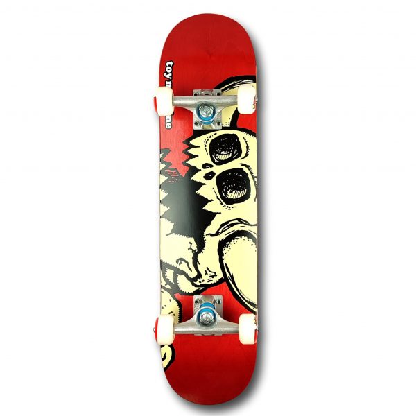 TOY MACHINE VICE MINI MONSTER SKATEBOARD COMPLETO RED 7.375"