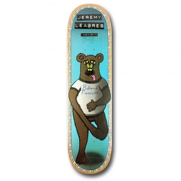 TOY MACHINE LEABRES INSECURITY DECK 8.0"