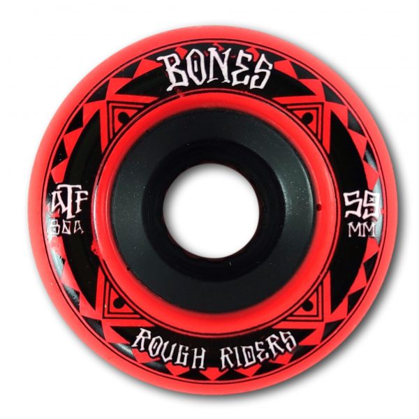 BONES ROUGH RIDERS RUNNERS RED WHEELS ATF 59MM 80A