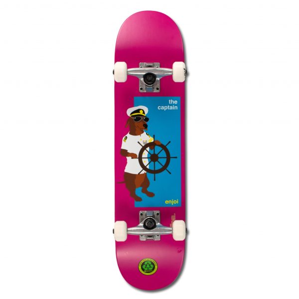 Enjoi The Capitan skateboard completo pink 7.25"