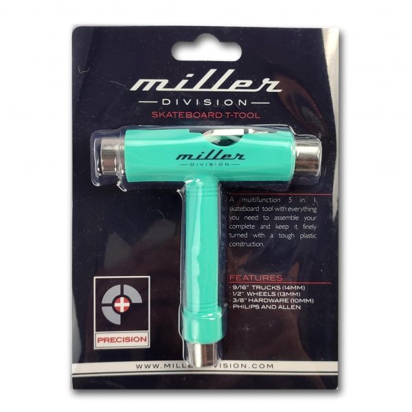Miller skateboards tool hardware light blu