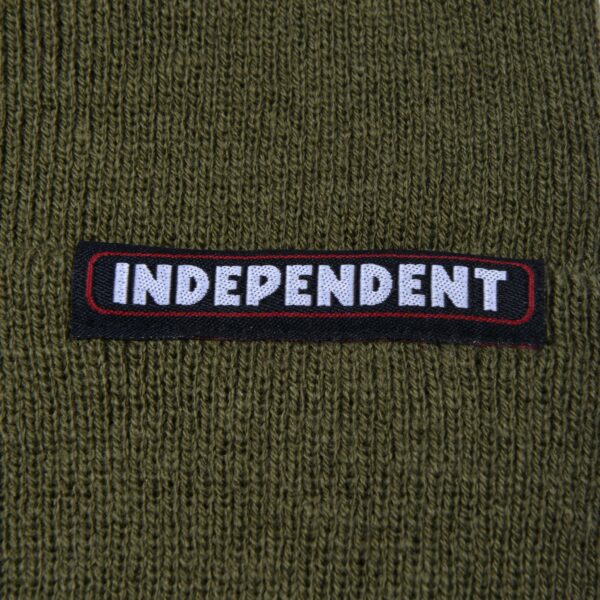 INDEPENDENT BAR BEANIE OLIVE