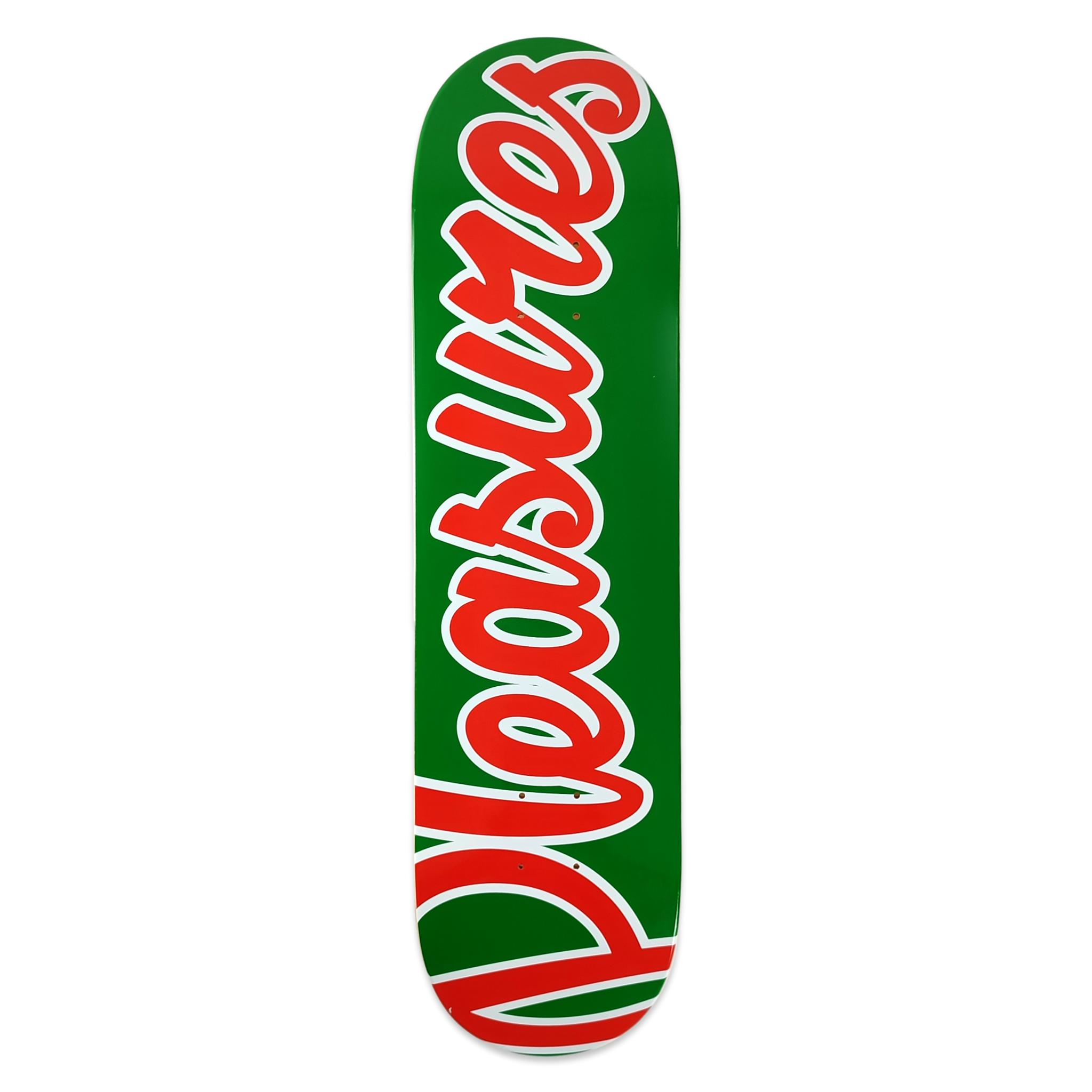 Pleasures Skateboards Tavola Green Classic Logo 8.25