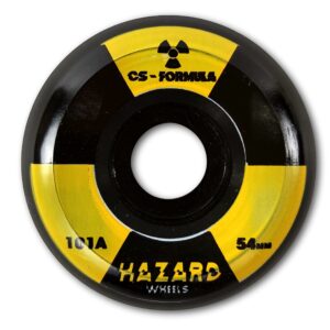 MADNESS SKATEBOARDS WHEELS HAZARD CS FORMULA BLACK 54MM 101A
