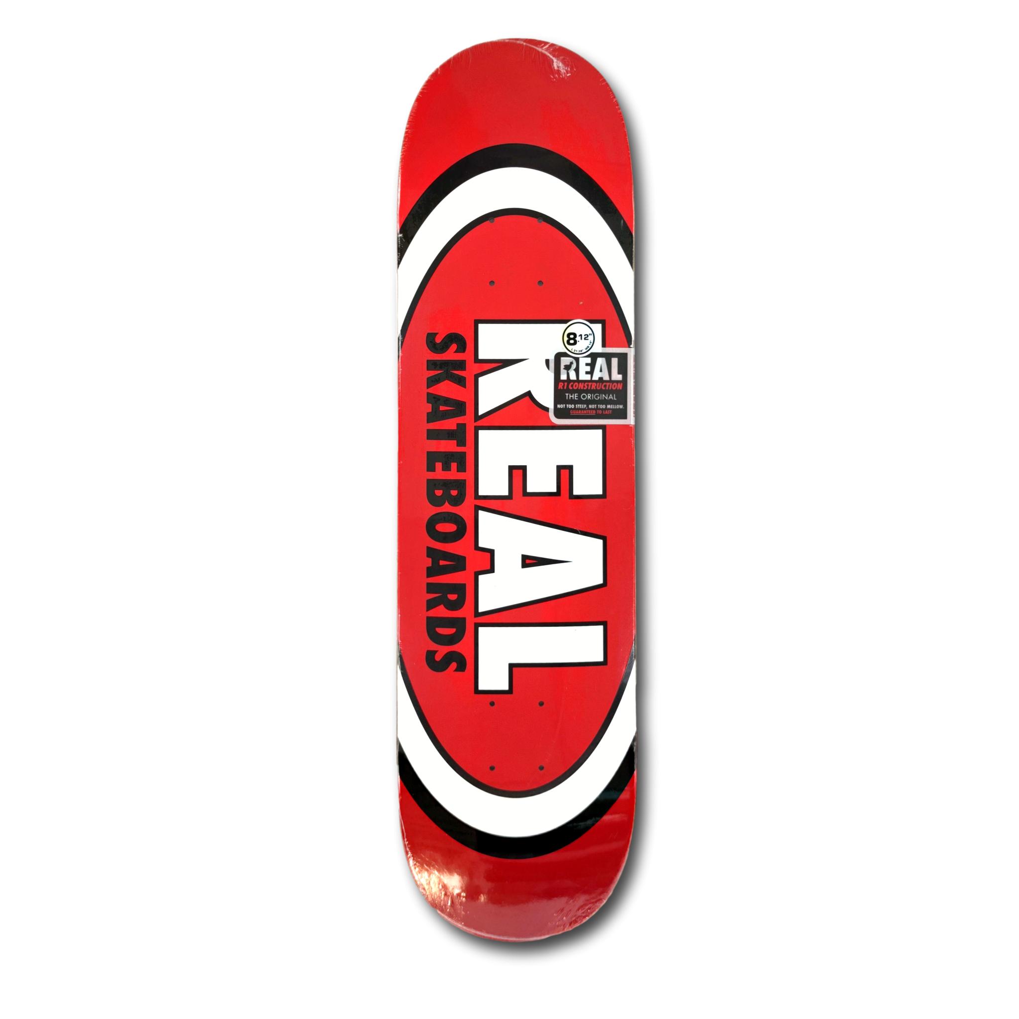 REAL SKATEBOARDS OVAL TEAM CLASSIC 8.12