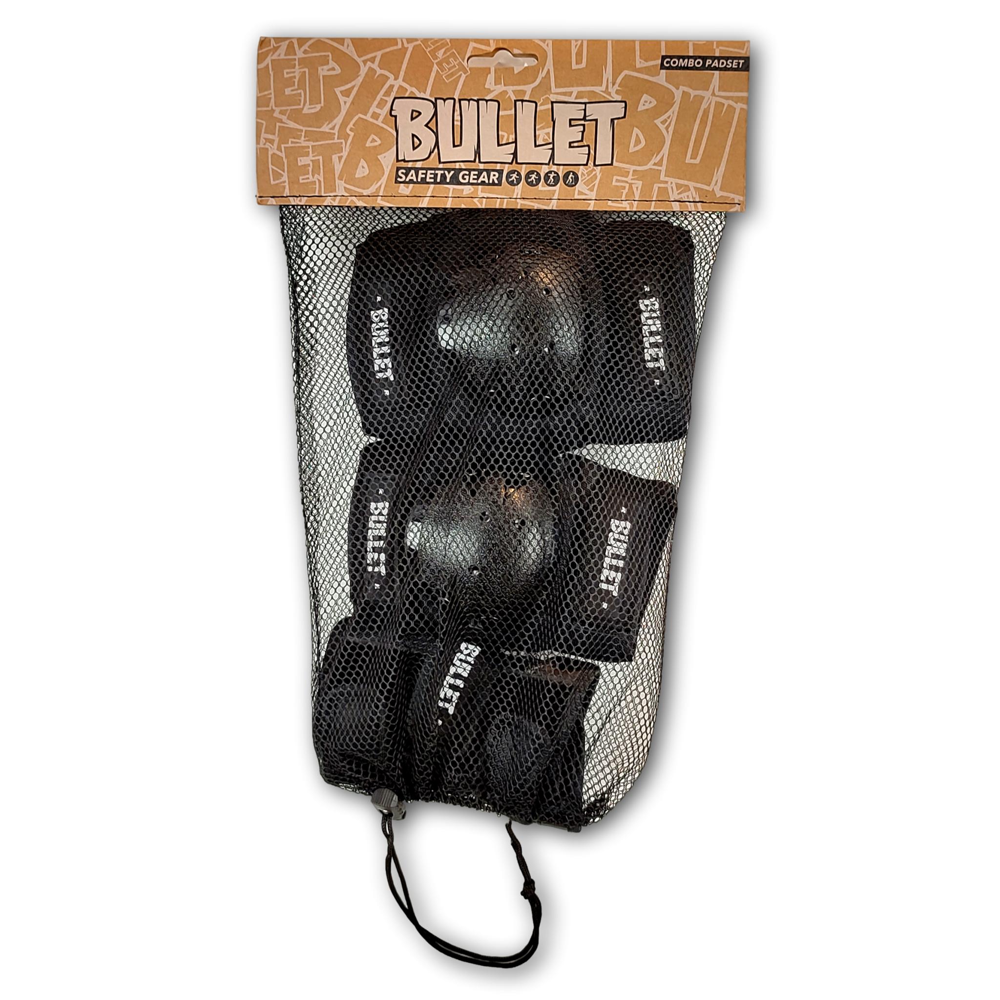 BULLET BLACK COMBO PADSET SAFETY GEAR JR