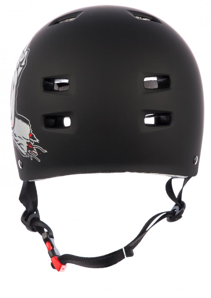 BULLET SCREAMING HAND CASCO ADULT S/M 54-57 MATT BLACK