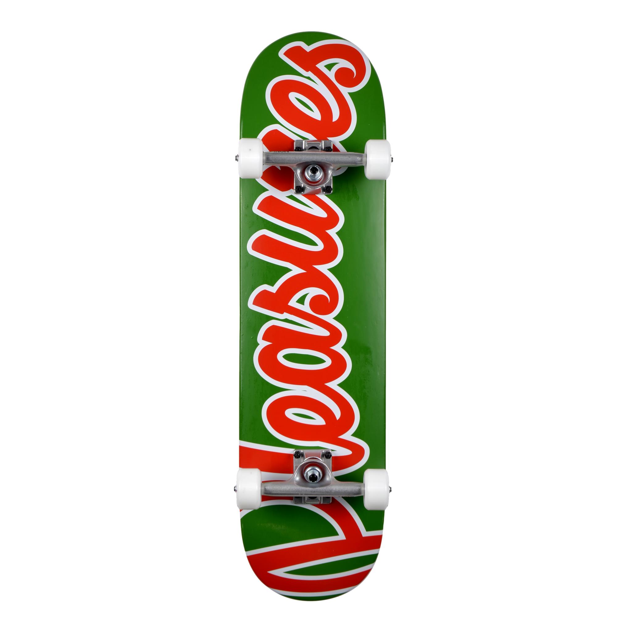 Pleasures skateboards completo green Classic Logo pro