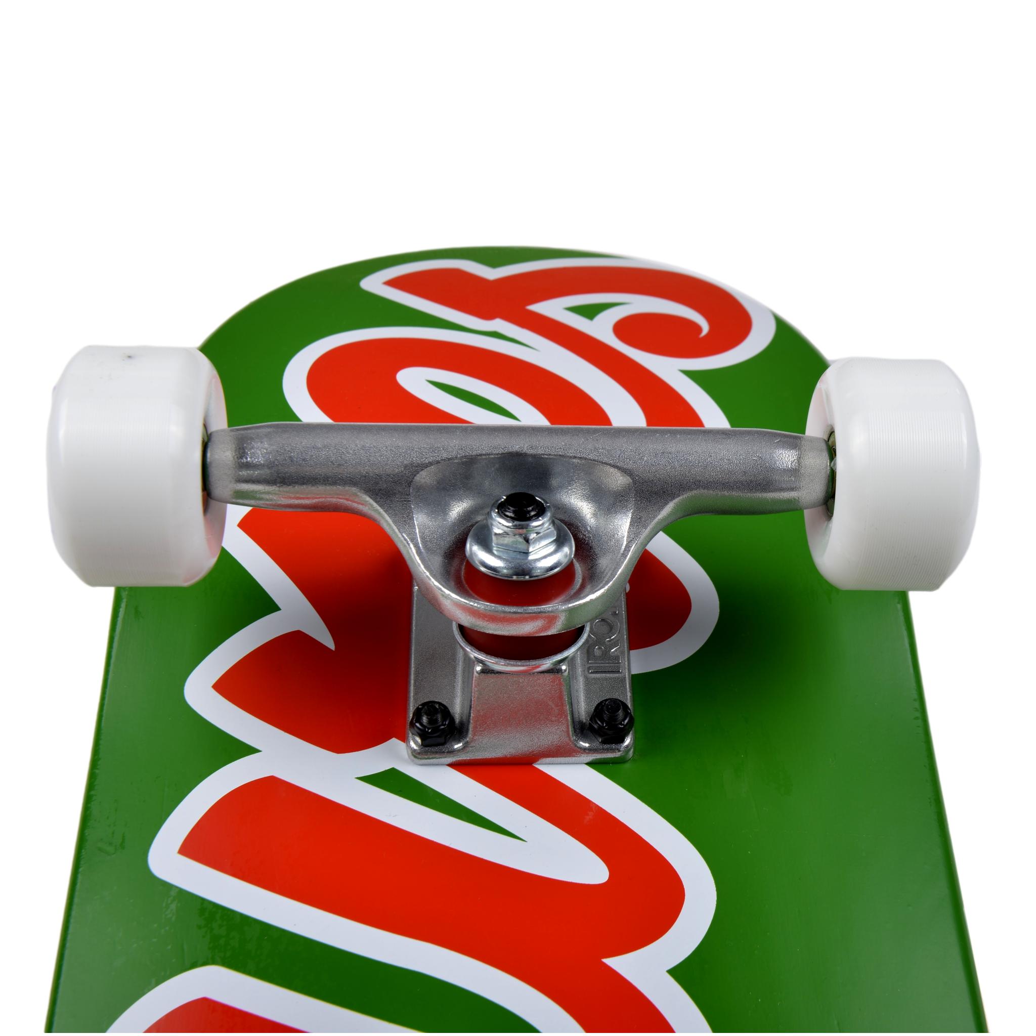 Pleasures skateboards completo green Classic Logo pro