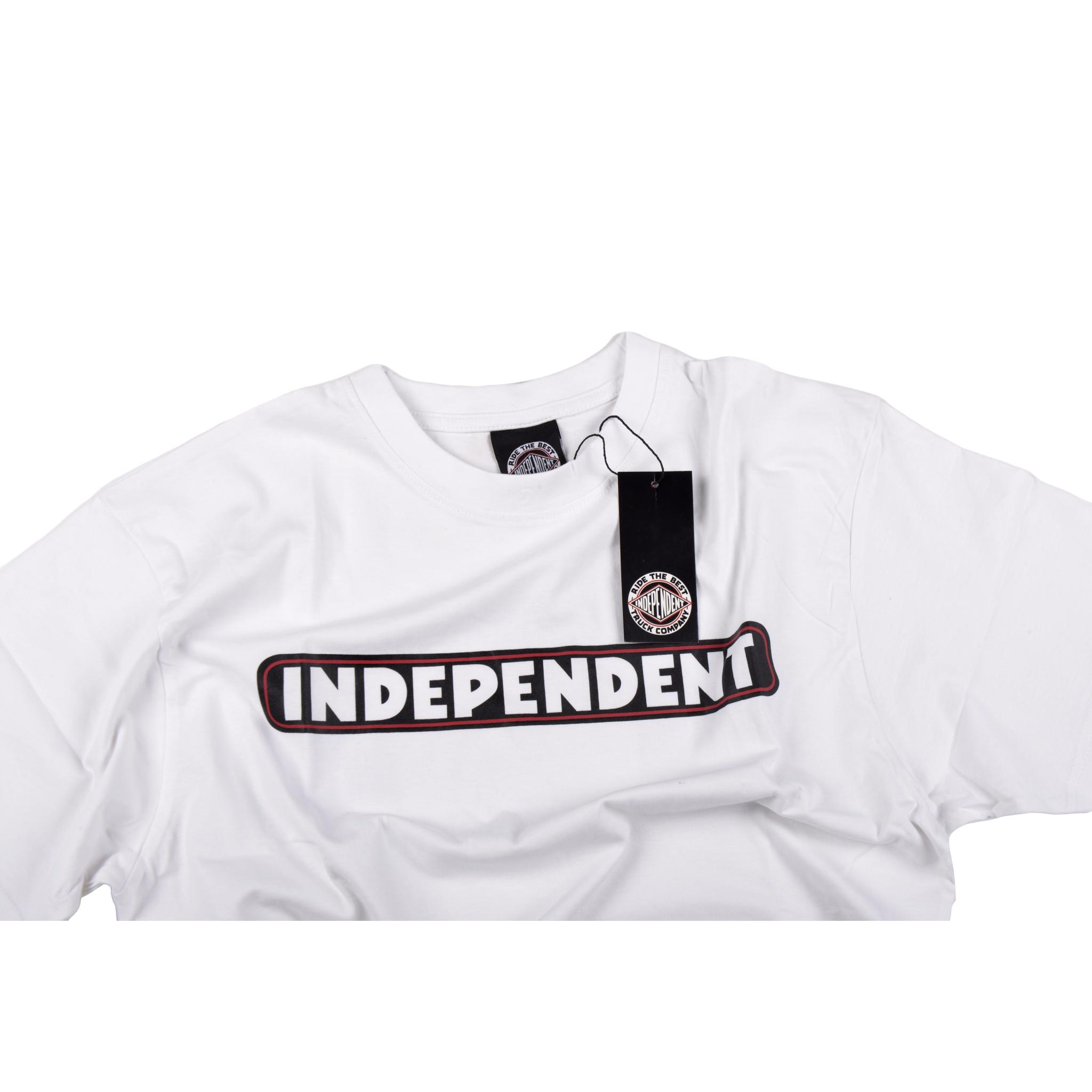 Independent Maglietta Bar Logo White