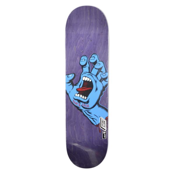 Santa Cruz Matte Screaming Hand Skateboard Tavola 8.375"