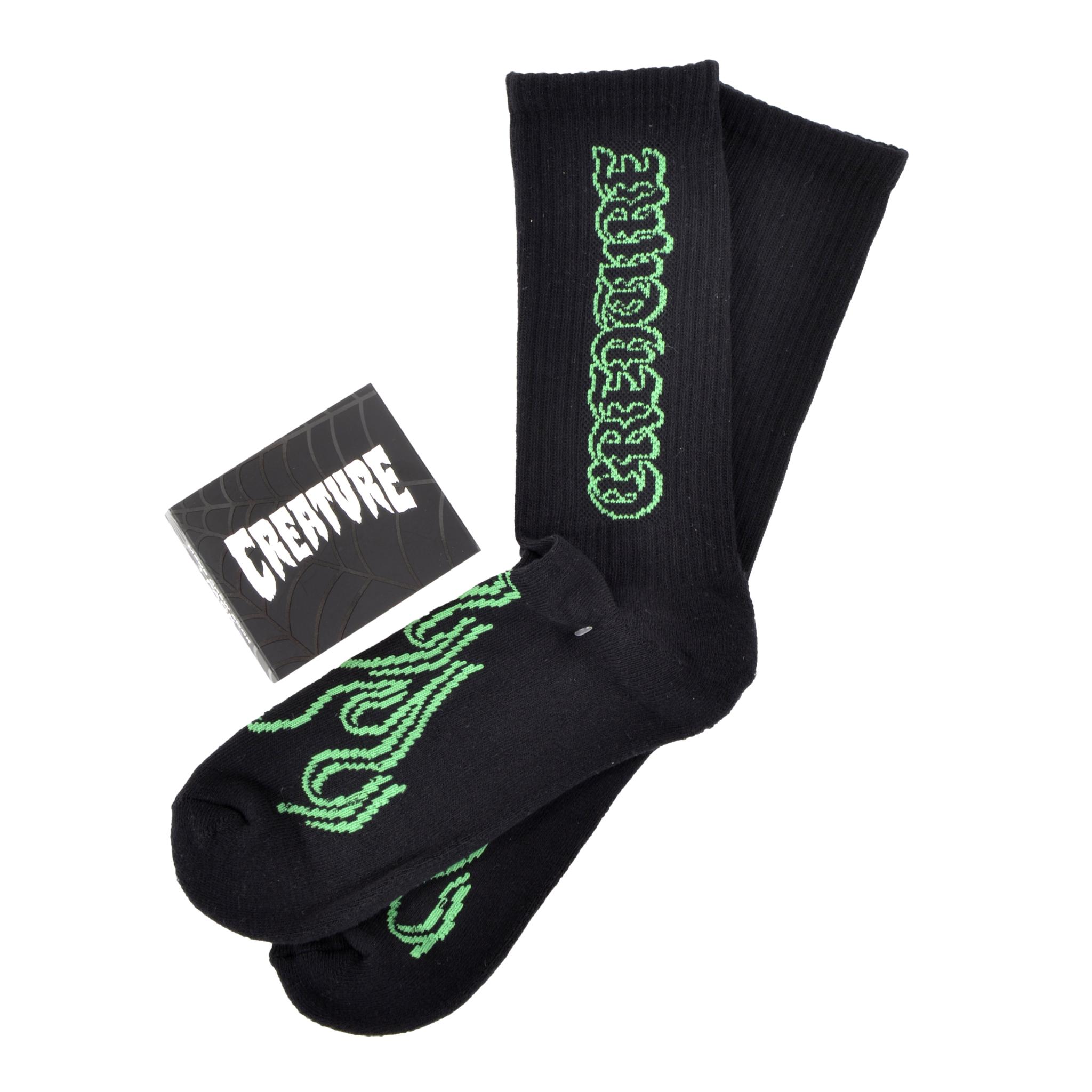 Creature Socks To The Grave Black