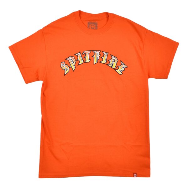 Spitfire Old E T Shirt Orange