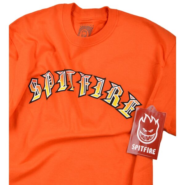 Spitfire Old E T Shirt Orange