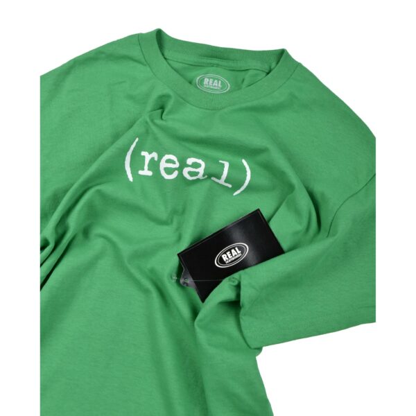 Real T Shirt Lower Green
