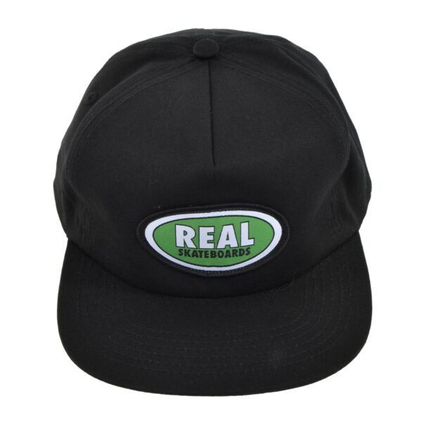 Real Cappellino Oval Snap Black