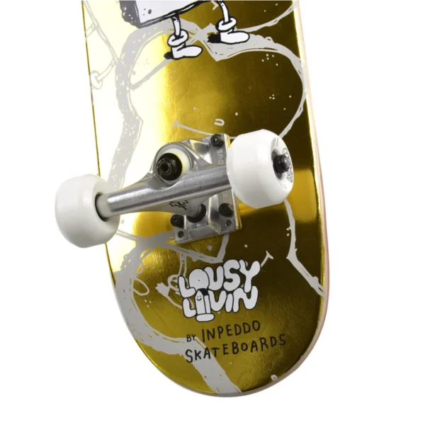 Inpeddo X Lousy Livin Toast Skateboard Completo 7.25"