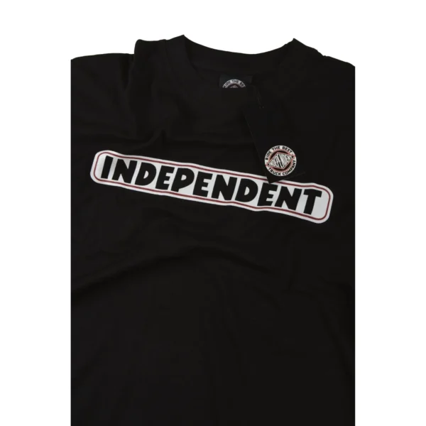 Independent Maglietta Nera Bar Logo