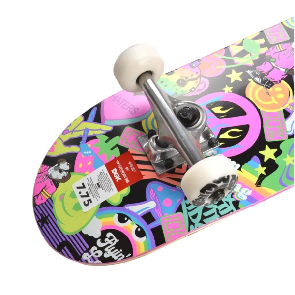 Dgk Day Glow Skateboard Completo 7.75"