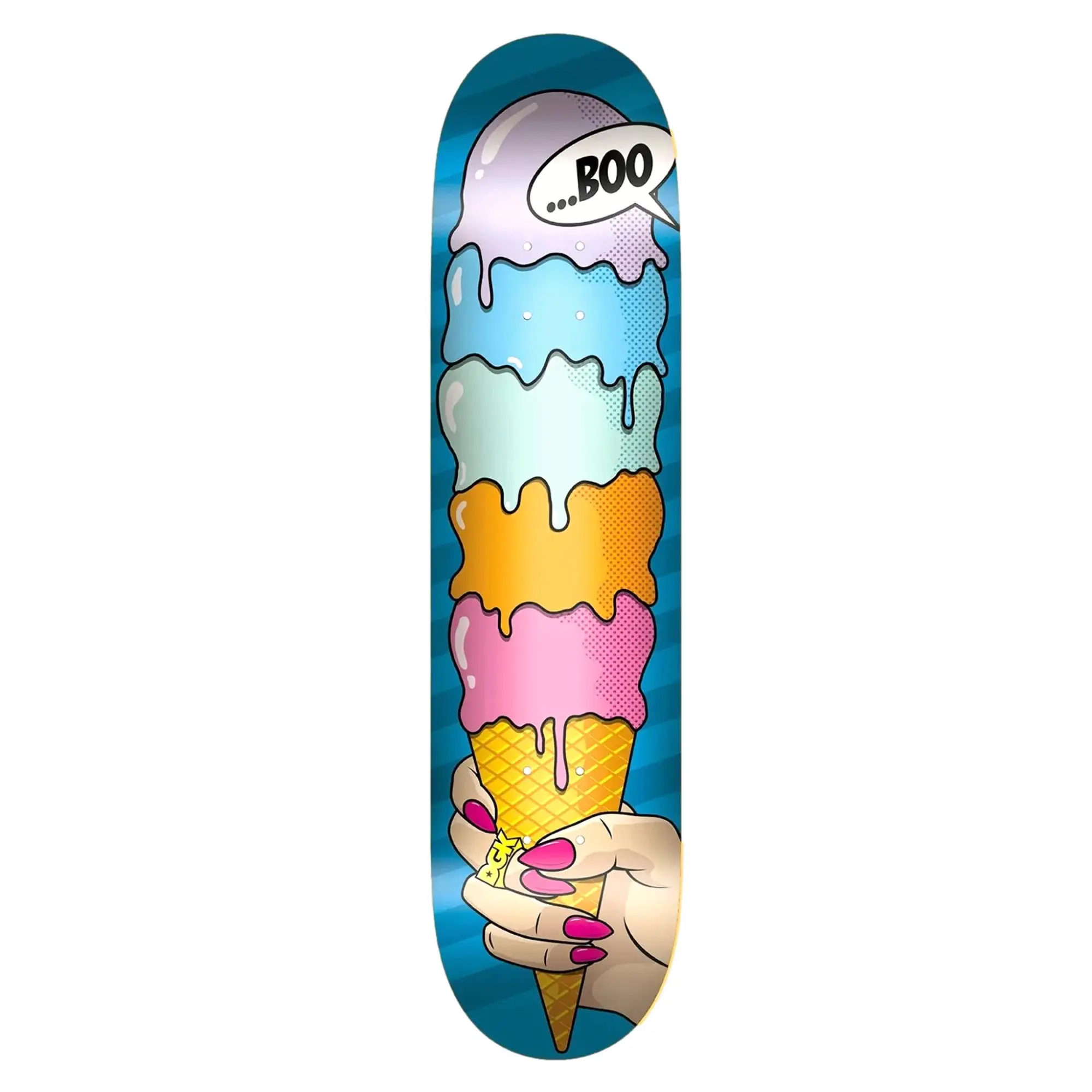 Dgk Tavola Skateboard Frozen Boo 8.25