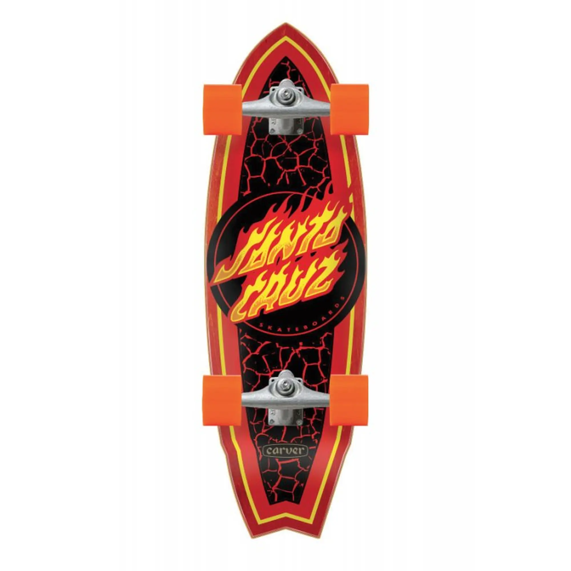 Santa Cruz Surfskate Flame Dot Shark 31.52