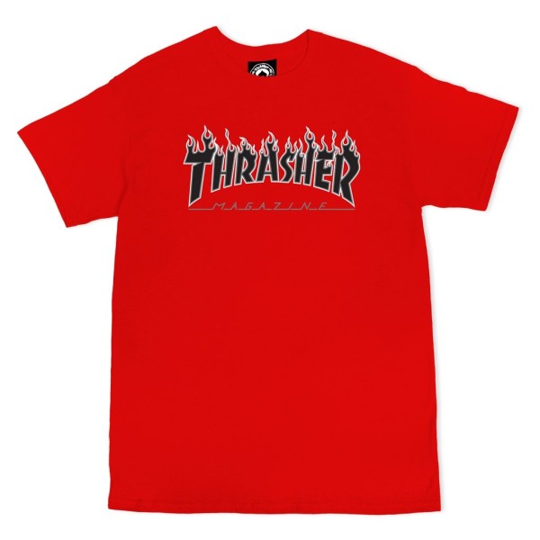 thrasher red flame